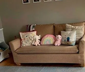 After: the playroom, clean